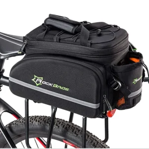 ROCKBROS A6-03BK Sacoche pour porte-bagages Sac de selle arrière réfléchissant Style 1
