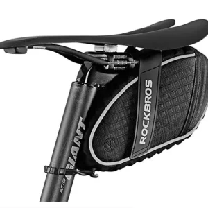 ROCKBROS C16 Sacoches De Vélo Siège Vélo Sac Réfléchissant Noir