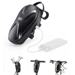 Sacoche de guidon pour trottinette électrique, sacoche avant étanche avec ports USB, ROCKBROS