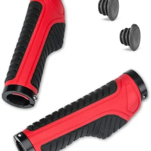 ROCKBROS Poignées de guidon de vélo ergonomiques 22mm noir