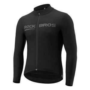 Veste de cyclisme d'hiver, vêtement de cyclisme coupe-vent, style sportif, ROCKBROS
