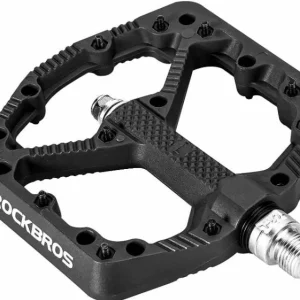 ROCKBROS Pédales de vélo VTT Vélo de route Pédales de vélo 9/16 pouces 3 roulements scellés