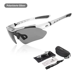 Lunettes de cyclisme polarisées, lunettes de soleil, protection UV400, ROCKBROS