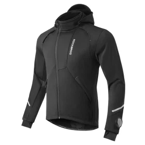 Veste de cyclisme d'hiver coupe-vent – ??avec commande tactile TPU, ROCKBROS