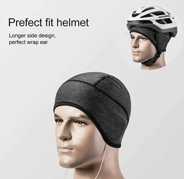 ROCKBROS LF7227 Casquette cycliste coupe-vent sous casque – Image 5