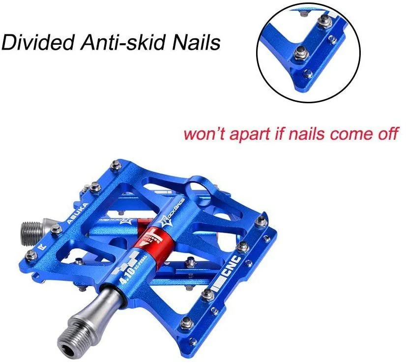 ROCKBROS Pédales VTT Asuka rouge – Image 8