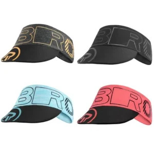 ROCKBROS Casquette de vélo Bandeau Chapeau avec pare-soleil Bandeau Noir