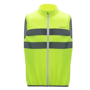 Gilet de sécurité réfléchissant pour la moto, vert fluorescent, ROCKBROS