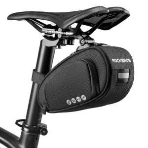 Sacoche de selle à fixation rapide, 1 L, pour VTT, vélo de route, vélo pliant, ROCKBROS