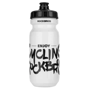 Gourde de sport ROCKBROS 600 ml en PP5, fournie avec une housse anti-poussière.