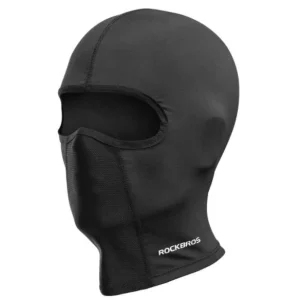 ROCKBROS Balaclava Respirant Moto Bandana UPF50+ 3 Couleur Noir