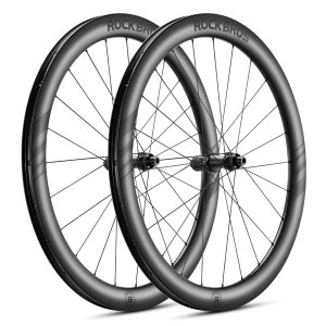 Roues T700 en carbone 28" avec axe traversant de 50 mm pour freins à disque, compatibles avec vélos de route et transmissions Shimano 8-12 vitesses, 24 rayons, plateau 36 dents, roulements en acier, marque Rockbros.