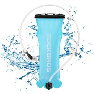 Poche à eau de 2 L avec tube d'hydratation, poche à eau légère en TPU, ROCKBROS