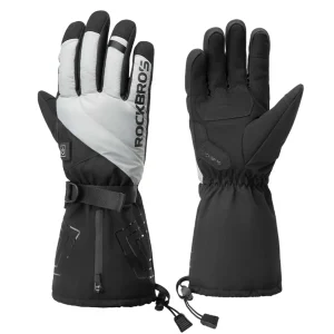 Gants d'hiver chauffants pour cyclisme avec batterie M-XL ROCKBROS
