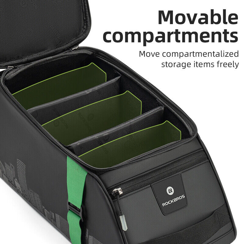 ROCKBROS sac porte vélo étanche 4L grande sacoche arrière – Image 2