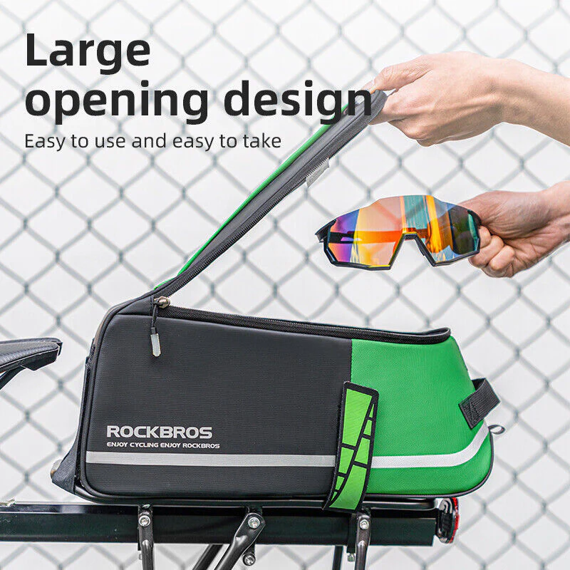 ROCKBROS sac porte vélo étanche 4L grande sacoche arrière – Image 4