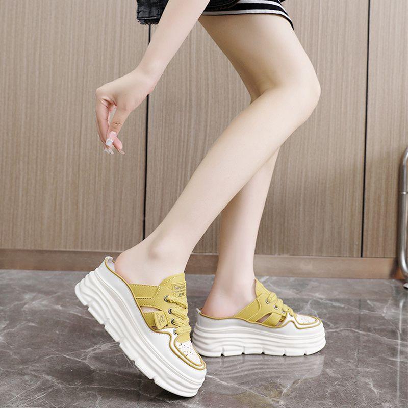 Chaussures respirantes légères épaisses et perforées pour femmes – Image 4