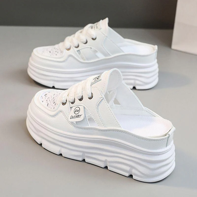 Chaussures respirantes légères épaisses et perforées pour femmes – Image 8