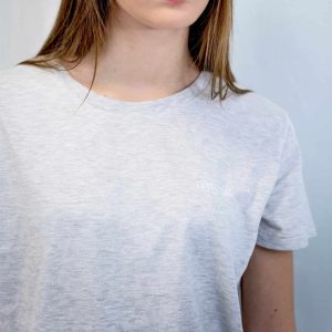 T-SHIRT BRODERIE COMTOISE GRIS