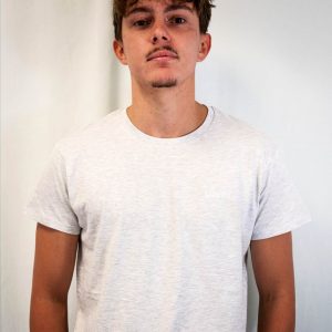 T-SHIRT BRODERIE COMTOIS GRIS