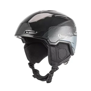 Qunature casque de snowboard/ski avec cache-oreilles casque de snowboard pour femmes et hommes 54-61 cm