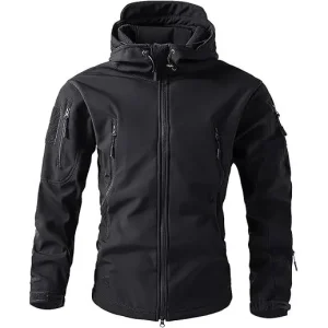Veste Softshell Tactique Hiver - Imperméable, chaude, respirante