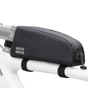 ROCKBROS Sac de vélo Sac de cadre étanche Sac triangulaire amovible 0,9 L