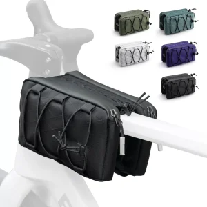 ROCKBROS 1L sac double cadre de vélo sac de tube supérieur avant 5 couleurs pour vélo de route vtt